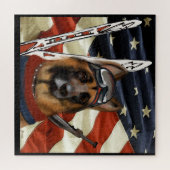 DEUTSCHER SCHÄFERHUND-BIATHLON  PUZZLE (Horizontal)