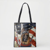DEUTSCHER SCHÄFERHUND BIATHLON  TASCHE (Vorderseite)