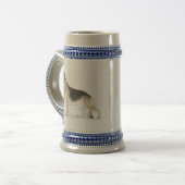 Deutscher Schäferhund Bierglas (Vorderseite Links)