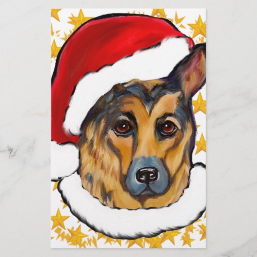 DEUTSCHER SCHÄFERHUND BRIEFPAPIER (Vorderseite)