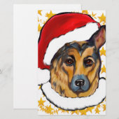 DEUTSCHER SCHÄFERHUND BRIEFPAPIER (Vorne/Hinten)
