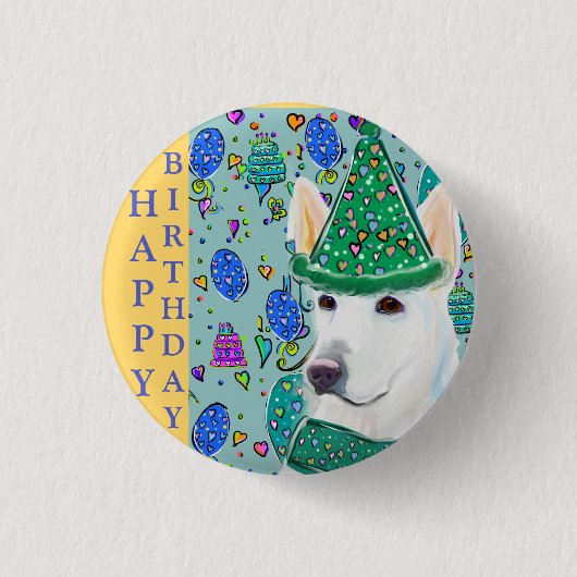 DEUTSCHER SCHÄFERHUND  BUTTON (Vorderseite)