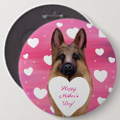 Deutscher Schäferhund Button (Vorne & Hinten)