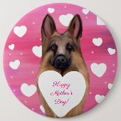 Deutscher Schäferhund Button (Vorderseite)