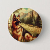 Deutscher Schäferhund Button (Vorderseite)