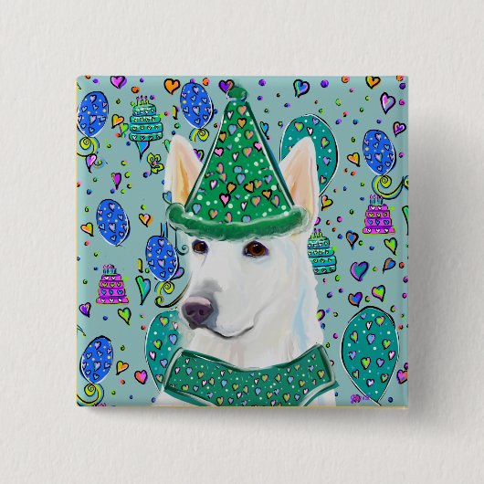 DEUTSCHER SCHÄFERHUND BUTTON (Vorderseite)