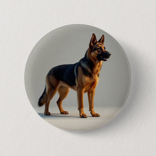 Deutscher Schäferhund Button (Vorderseite)