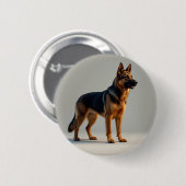 Deutscher Schäferhund Button (Vorne & Hinten)