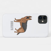 Deutscher Schäferhund-Cartoon Case-Mate iPhone Hülle (Rückseite (Horizontal))