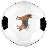Deutscher Schäferhund-Cartoon Fußball (Gedreht)