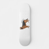Deutscher Schäferhund-Cartoon Skateboard (Vorne)