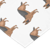 Deutscher Schäferhund-Cartoon Tischdecke (Schrägansicht)