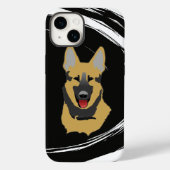 Deutscher Schäferhund Case-Mate iPhone Hülle (Rückseite)