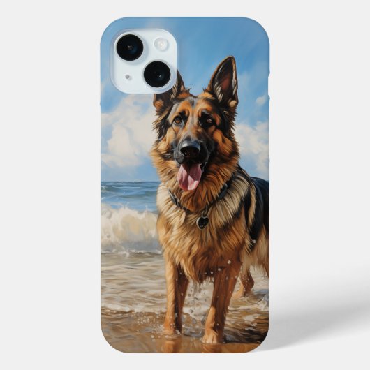 Deutscher Schäferhund Case-Mate iPhone Hülle (Rückseite)