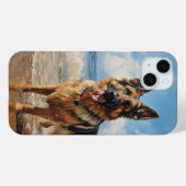 Deutscher Schäferhund Case-Mate iPhone Hülle (Rückseite (Horizontal))