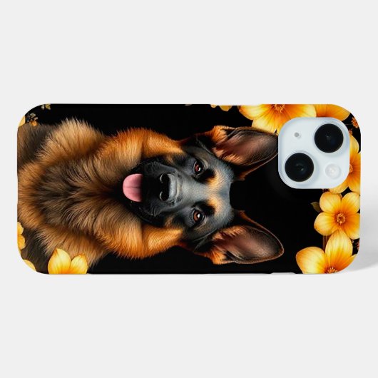 Deutscher Schäferhund Case-Mate iPhone Hülle (Rückseite (Horizontal))
