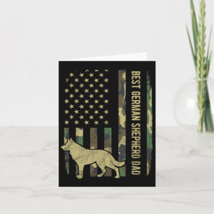 Deutscher Schäferhund Dad-Tarnung Amerikanische Fl Karte