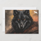 Deutscher Schäferhund Dankeskarte (Rückseite)