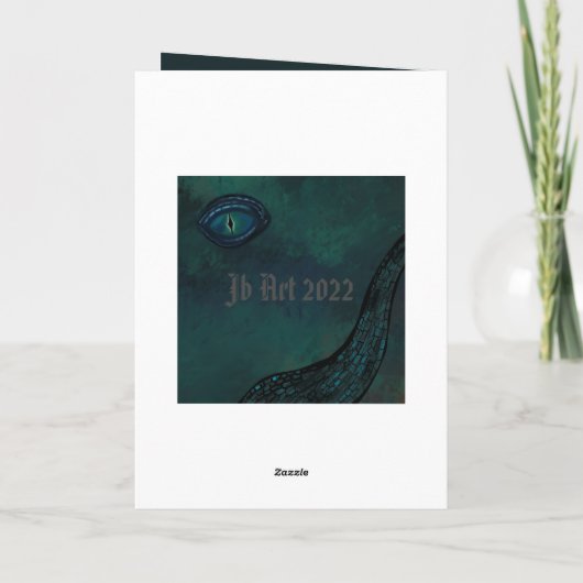 Deutscher Schäferhund Dankeskarte (Rückseite)