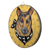 Deutscher Schäferhund Dartscheibe (Vorderseite rechts)