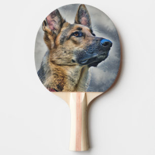 Deutscher Schäferhund Dog Golf Balls Golf Hat Clip Tischtennis Schläger