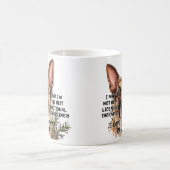 Deutscher Schäferhund Dog hinzufügen, Text ändern Kaffeetasse (Mittel)