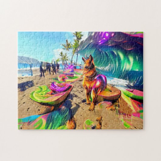 Deutscher Schäferhund Dog Jigsaw Puzzle (Horizontal)
