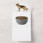 Deutscher Schäferhund Doppelseitig All In One Einladung (Innen)