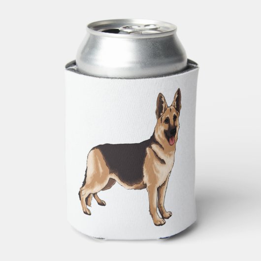 Deutscher Schäferhund Dosenkühler (Kanne Vorderseite)