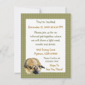 Deutscher Schäferhund Einladung (Rückseite)