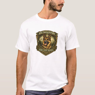Deutscher Schäferhund-Erbe-Abzeichen-Shirt T-Shirt