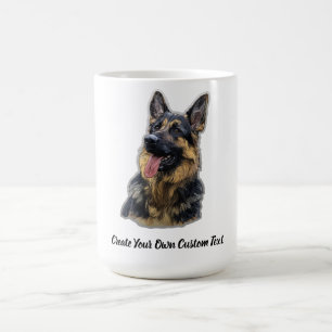 Deutscher Schäferhund Erstellen Sie Ihren eigenen Kaffeetasse