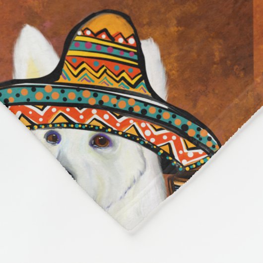 Deutscher Schäferhund Fleecedecke (Ecke)