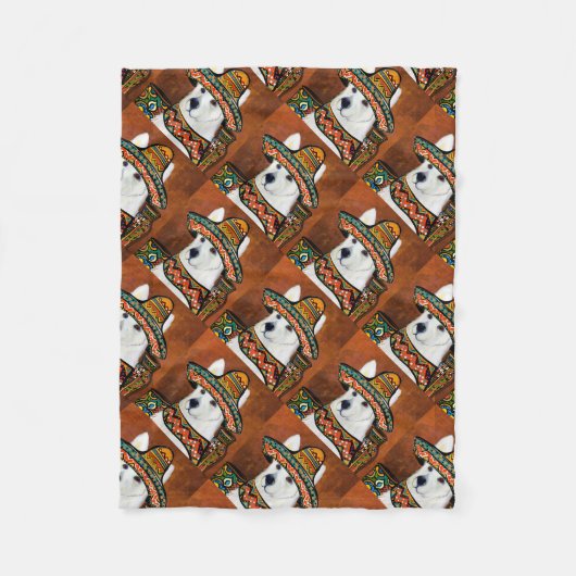 Deutscher Schäferhund Fleecedecke (Vorderseite)