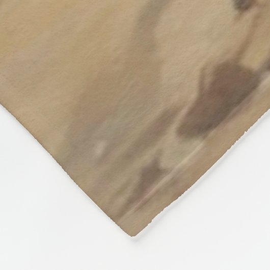 Deutscher Schäferhund Fleecedecke (Ecke)