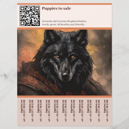 Deutscher Schäferhund Flyer (Vorne)