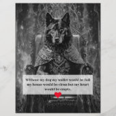 Deutscher Schäferhund Flyer (Hinten)