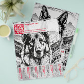 Deutscher Schäferhund Flyer (Vorderseite & Rückseite)