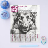 Deutscher Schäferhund Flyer (Einzeln)