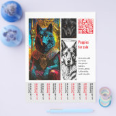 Deutscher Schäferhund Flyer (Einzeln)