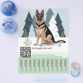 Deutscher Schäferhund Flyer (Einzeln)