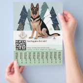Deutscher Schäferhund Flyer (Hand)