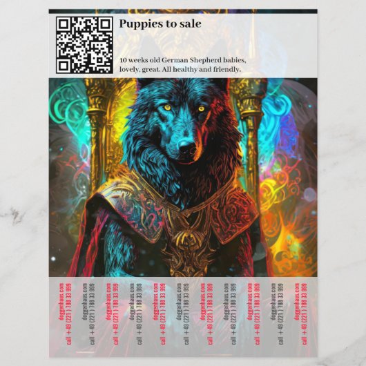 Deutscher Schäferhund Flyer (Vorne)