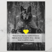 Deutscher Schäferhund Flyer (Hinten)