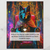 Deutscher Schäferhund Flyer (Hinten)