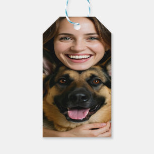 Deutscher Schäferhund Foto personalisieren Geschenkanhänger