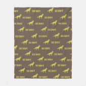 Deutscher Schäferhund, Foto und Individuelle Name  Fleecedecke (Vorderseite)