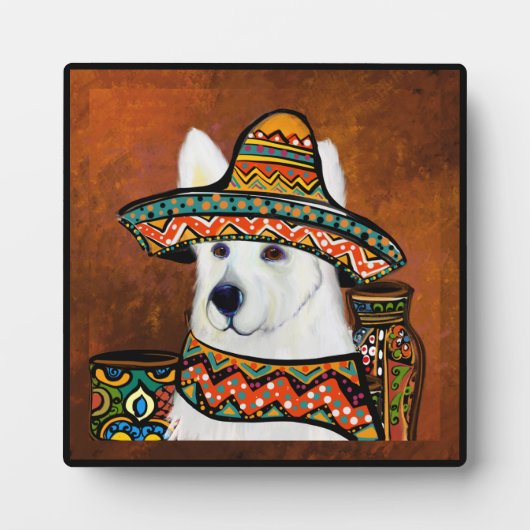 Deutscher Schäferhund Fotoplatte (Vorderseite)