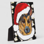 Deutscher Schäferhund Fotoplatte (Seite)