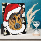Deutscher Schäferhund Fotoplatte (Seite)